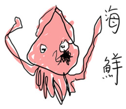 Life of Mr.Squid sticker #10955352