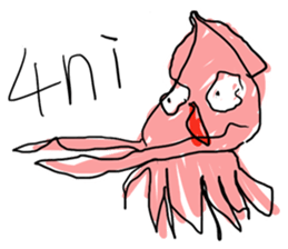 Life of Mr.Squid sticker #10955356