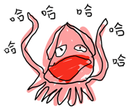 Life of Mr.Squid sticker #10955365