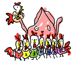 Life of Mr.Squid sticker #10955371