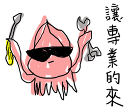 Life of Mr.Squid sticker #10955376