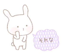 Twinte cute BUNNY GIRL! version 2 sticker #10955539