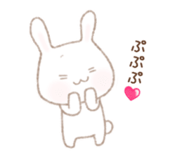 Twinte cute BUNNY GIRL! version 2 sticker #10955545