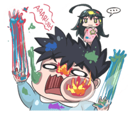 Lily & Marigold (Kinder Jun Lemon) by Jin sticker #10956012