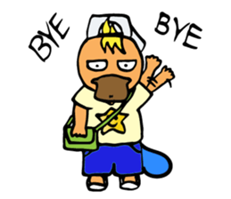 Full color platypus hipu~ sticker #10956680