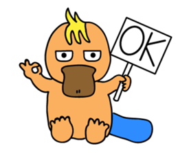 Full color platypus hipu~ sticker #10956682