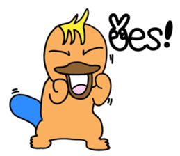 Full color platypus hipu~ sticker #10956683