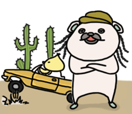 dodo and his nanny duck --Part2 sticker #10957487