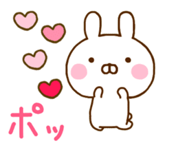 Rabbit Usahina & Penguin sticker #10957608