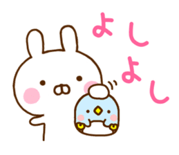 Rabbit Usahina & Penguin sticker #10957627