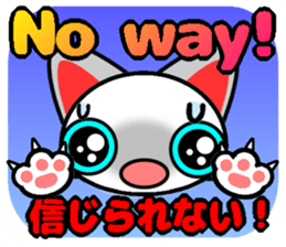 Cat who speak2 sticker #10957645