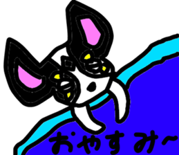 dog in AKITA sticker #10957793