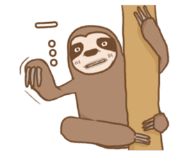 sloth slowly sticker #10958246