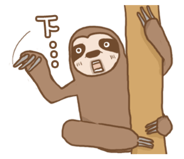 sloth slowly sticker #10958247