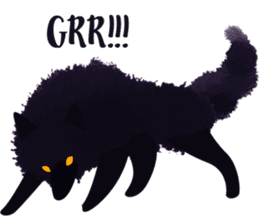 Darkie the wolf sticker #10959638