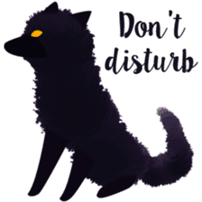 Darkie the wolf sticker #10959639