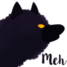 Darkie the wolf sticker #10959656