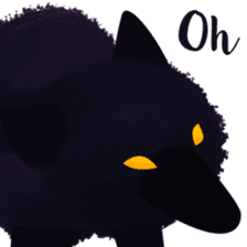 Darkie the wolf sticker #10959657