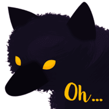 Darkie the wolf sticker #10959661