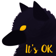Darkie the wolf sticker #10959662