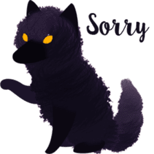Darkie the wolf sticker #10959663