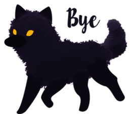 Darkie the wolf sticker #10959669