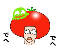 Lycopene-man ! sticker #10959798