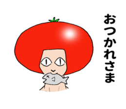 Lycopene-man ! sticker #10959799