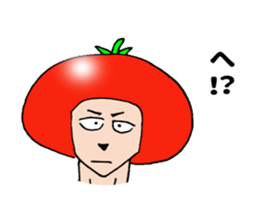Lycopene-man ! sticker #10959828