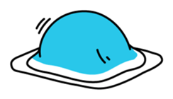 Positive and negative rabbit sticker #10959899