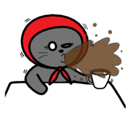 NUKO of a red hood sticker #10959945