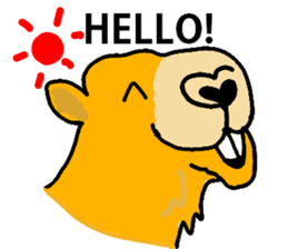 I love CAMEL. sticker #10960010