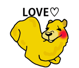 I love CAMEL. sticker #10960017
