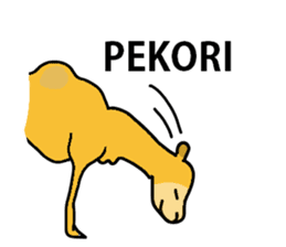 I love CAMEL. sticker #10960029