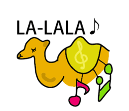 I love CAMEL. sticker #10960030