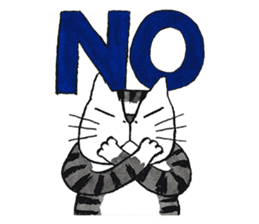 Cat character Kabamaru sticker #10960035