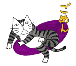 Cat character Kabamaru sticker #10960039