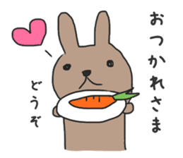 Japanese Speaking Rabbit sticker #10960073