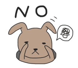 Japanese Speaking Rabbit sticker #10960075
