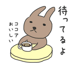 Japanese Speaking Rabbit sticker #10960077