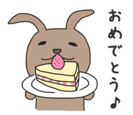 Japanese Speaking Rabbit sticker #10960111