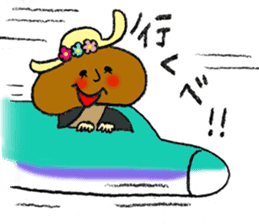 Shitakke-chan occasinally Shitaraba-san sticker #10960128