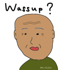 Crazy grandpa sticker #10960967