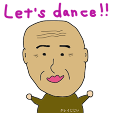 Crazy grandpa sticker #10960979