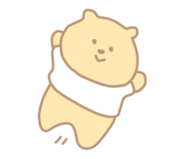 The bear which put on a t-shirt. sticker #10961472