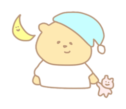 The bear which put on a t-shirt. sticker #10961487