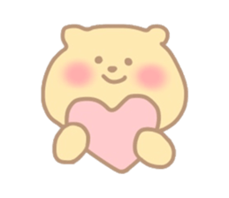 The bear which put on a t-shirt. sticker #10961488