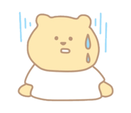 The bear which put on a t-shirt. sticker #10961510