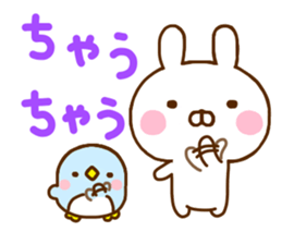 Rabbit Usahina & Penguin Kansai sticker #10962576