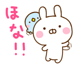 Rabbit Usahina & Penguin Kansai sticker #10962607